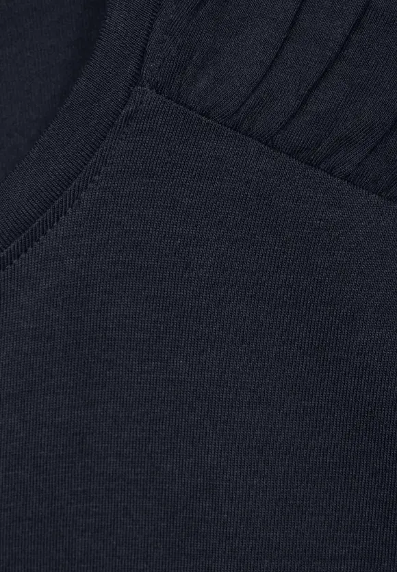 T-Shirt mit Knotendetail - universal blue