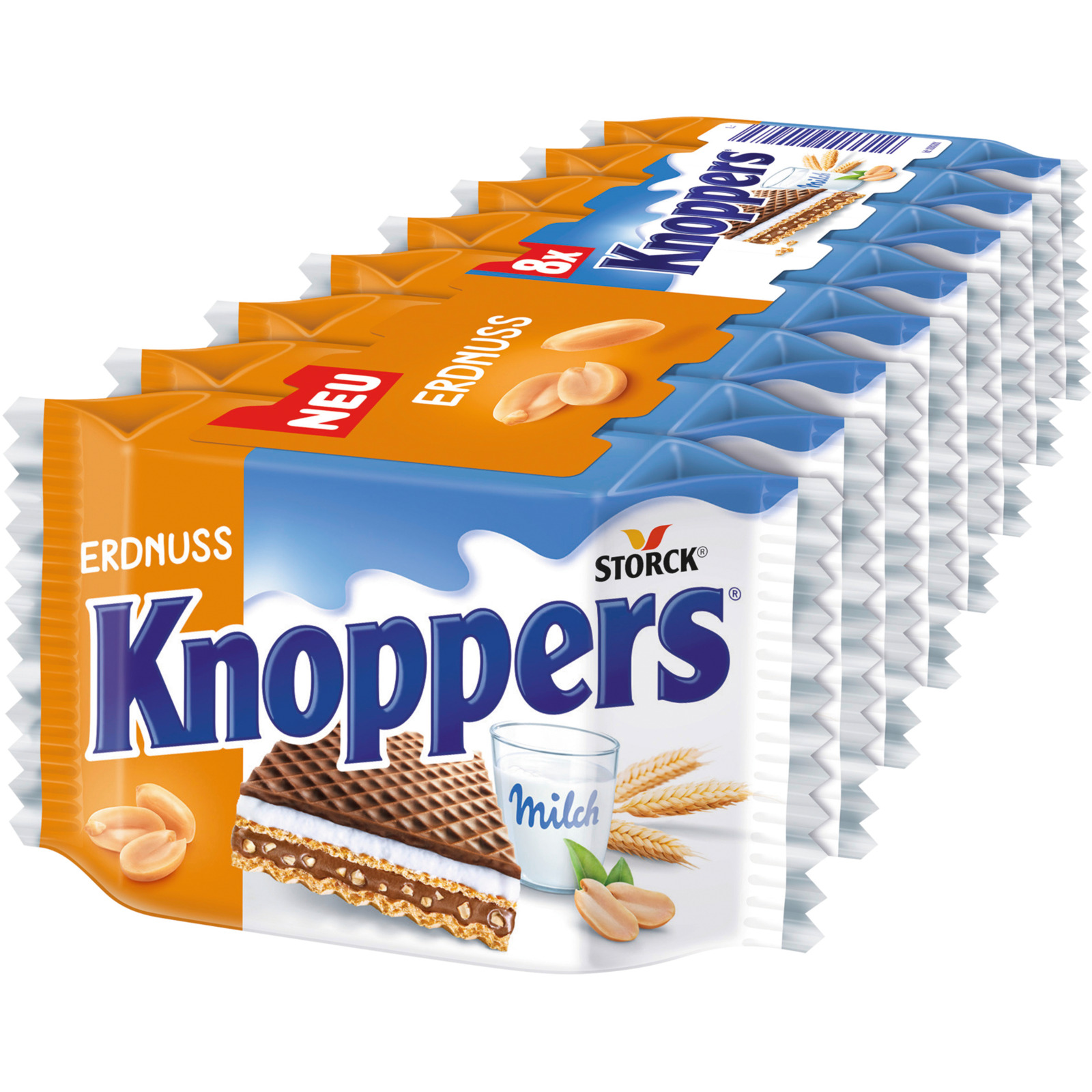 Knoppers Erdnuss 8x25g