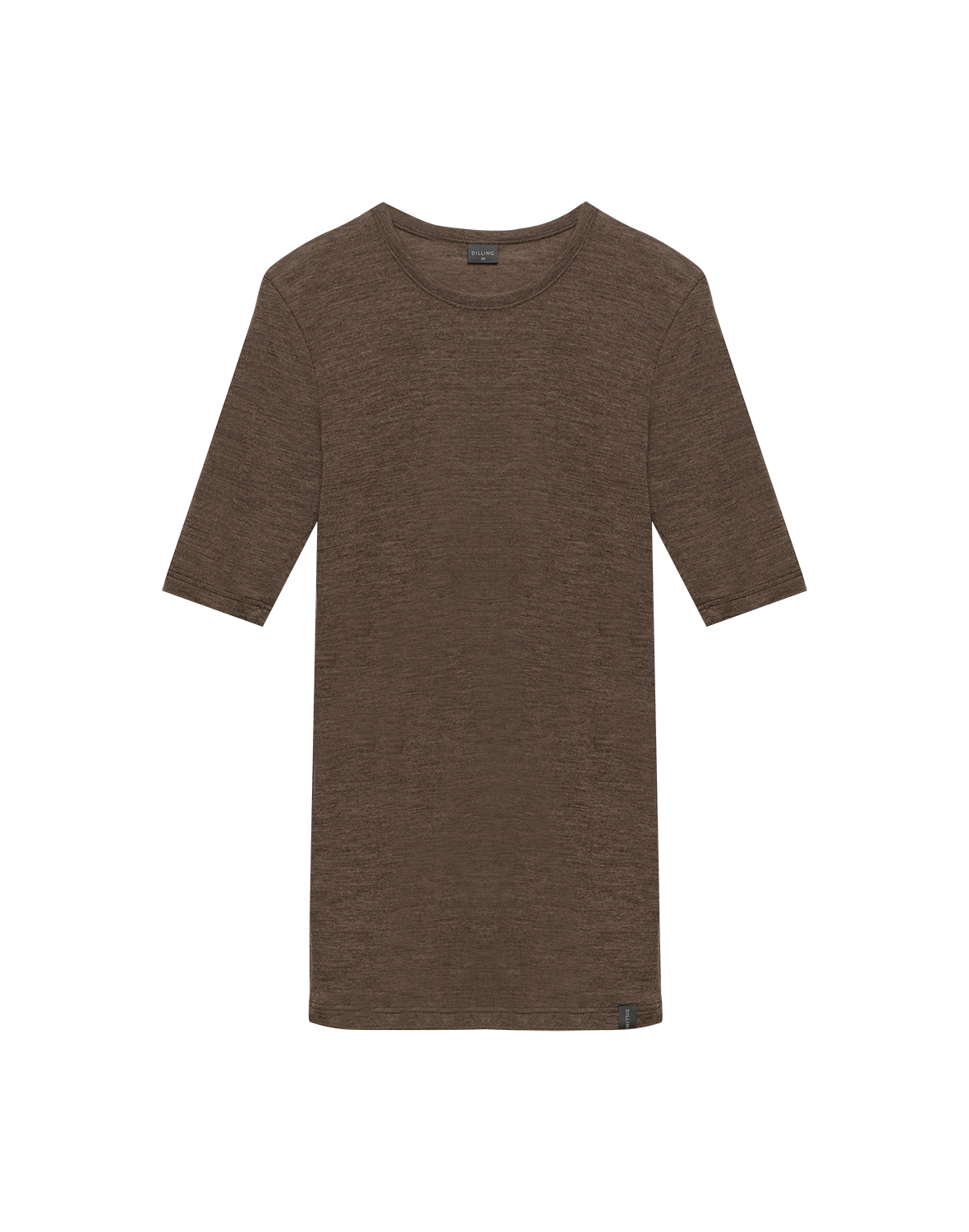 T-shirt van merinowol voor dames in Zwart