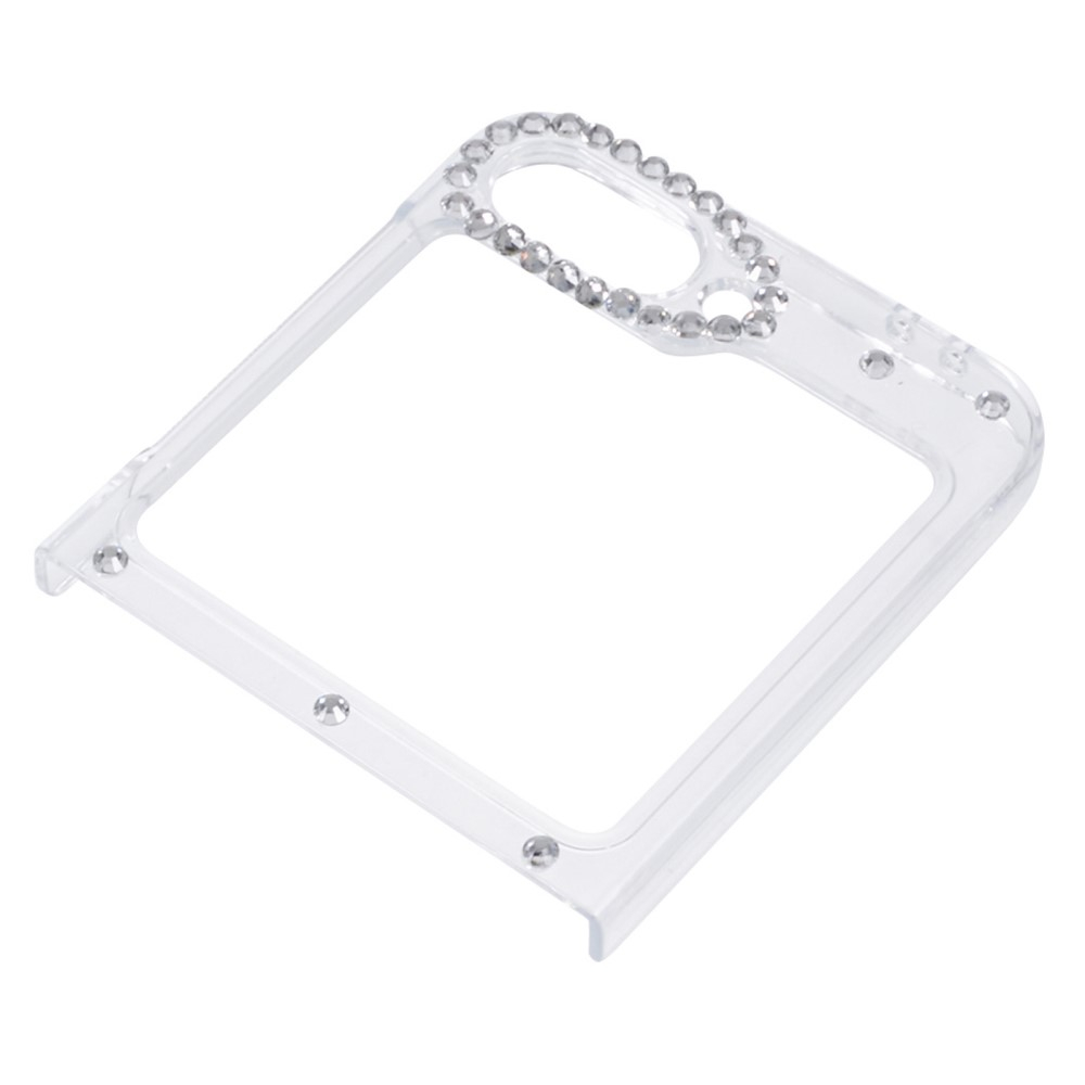 Samsung Galaxy Z Flip7 FE / Z Flip6 Hardcase Schutzhülle Glitzer Steine - Schmetterlinge