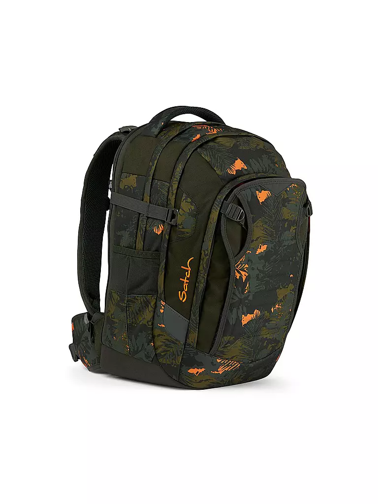 SATCH Schulrucksack Satch Match Jurassic Jungle dunkelgrün