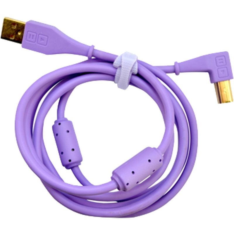 DJ TechTools Chroma Cable angled USB 1.5 m paars
