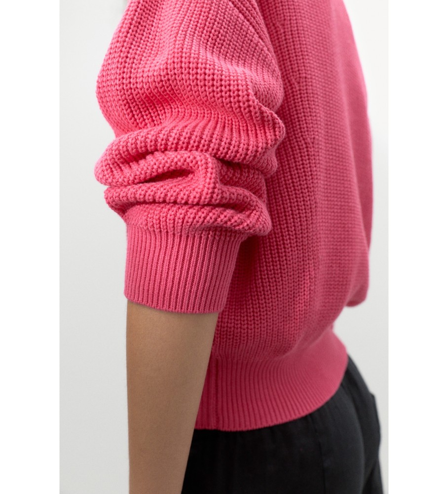 Camisola de malha ECOALF Cedaralf fcsia