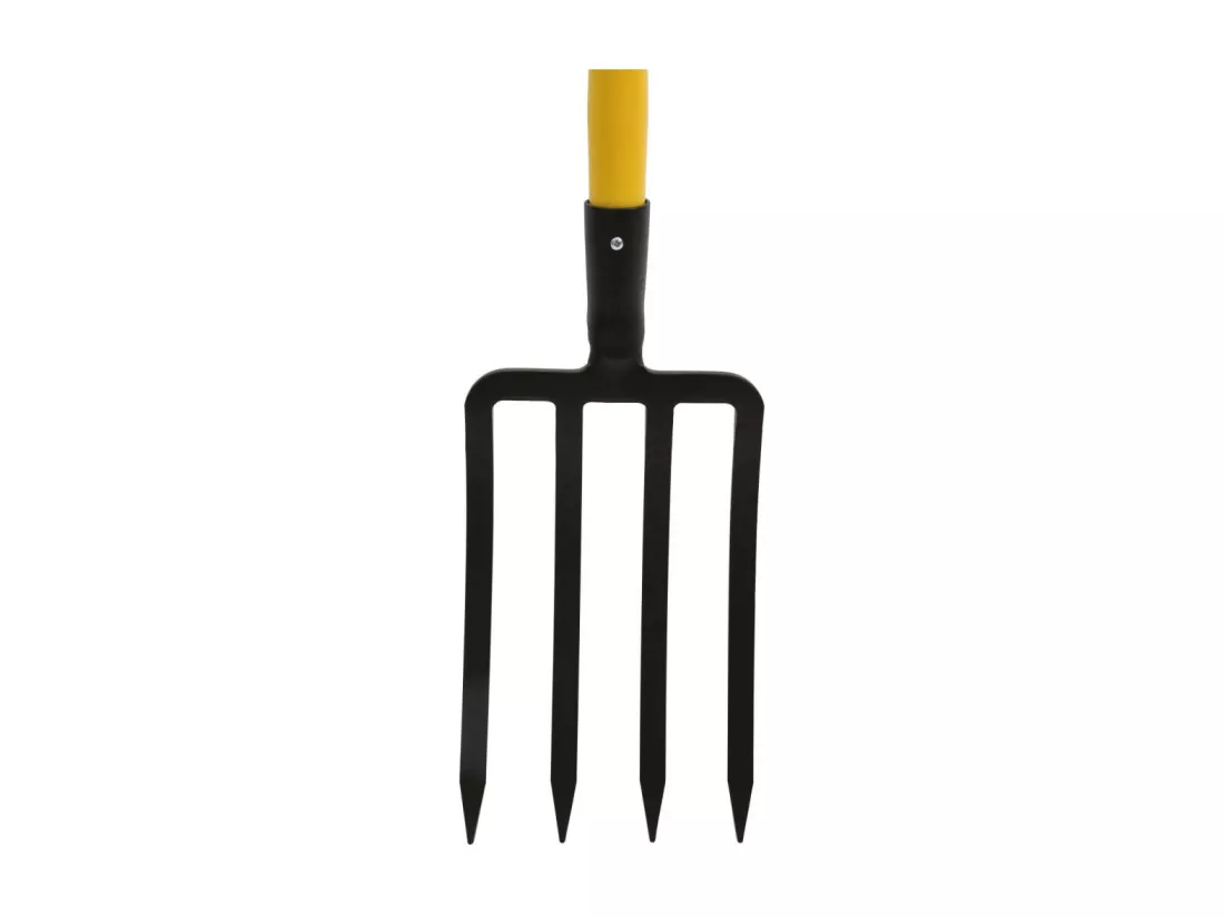 Fourche à bêcher 4 dents avec manche béquille trimatière