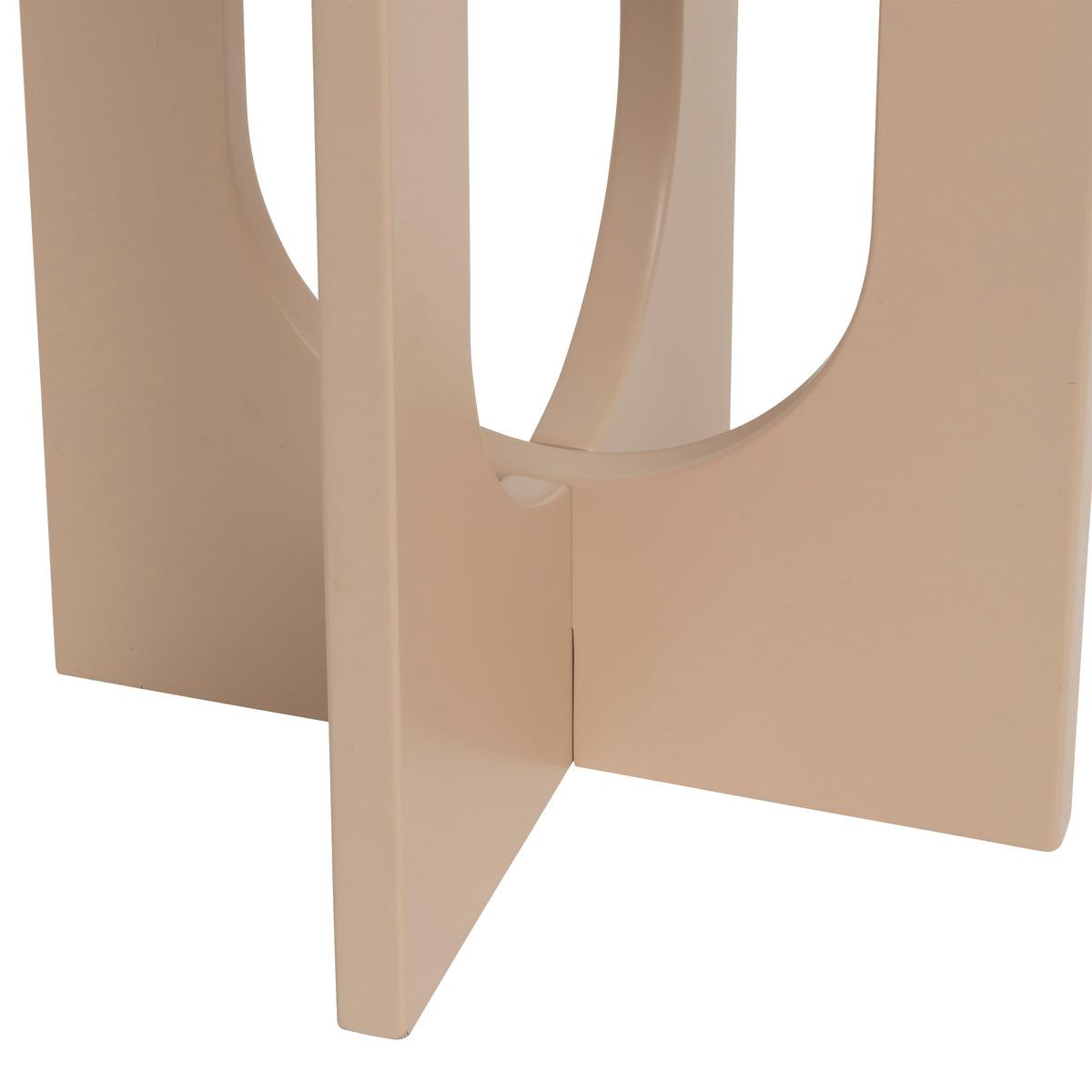 TABLE CAFE BLOOM NOISETTE D.40CM