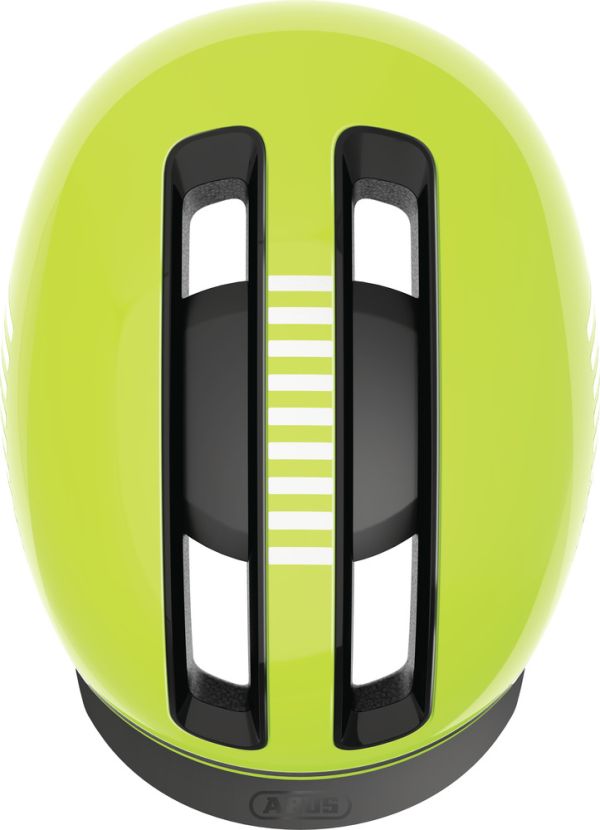 Abus Hud-Y Cykelhjelm, Signal Yellow