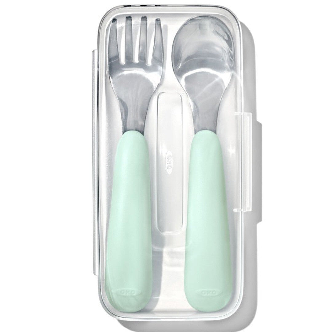 Oxo tot kinderlepel en -vork reisset - opal