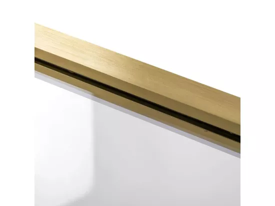 Cabine De Douche Rea Rapid Slide 130X80 Brush Gold
