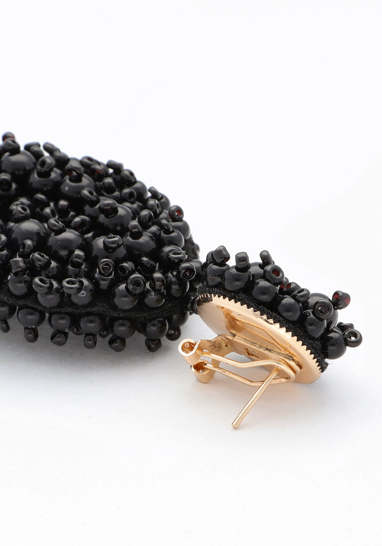 NOTRE-V zwarte notre-v oorbellen earring beads