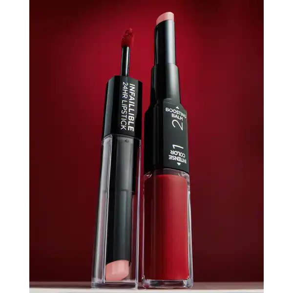 Lippenstift Infaillible 2-Step 502 Red to Stay