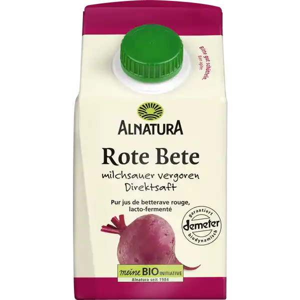 Bio Rote Bete Saft, milchsauer vergoren