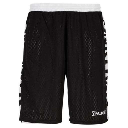 Shorts reversíveis essenciais pretos Spalding