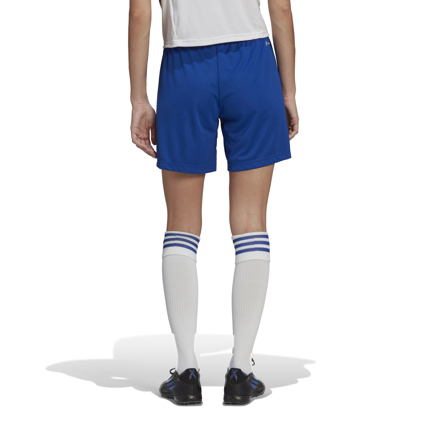 Adidas Entrada 22 Voetbalbroekje Dames Blauw Wit