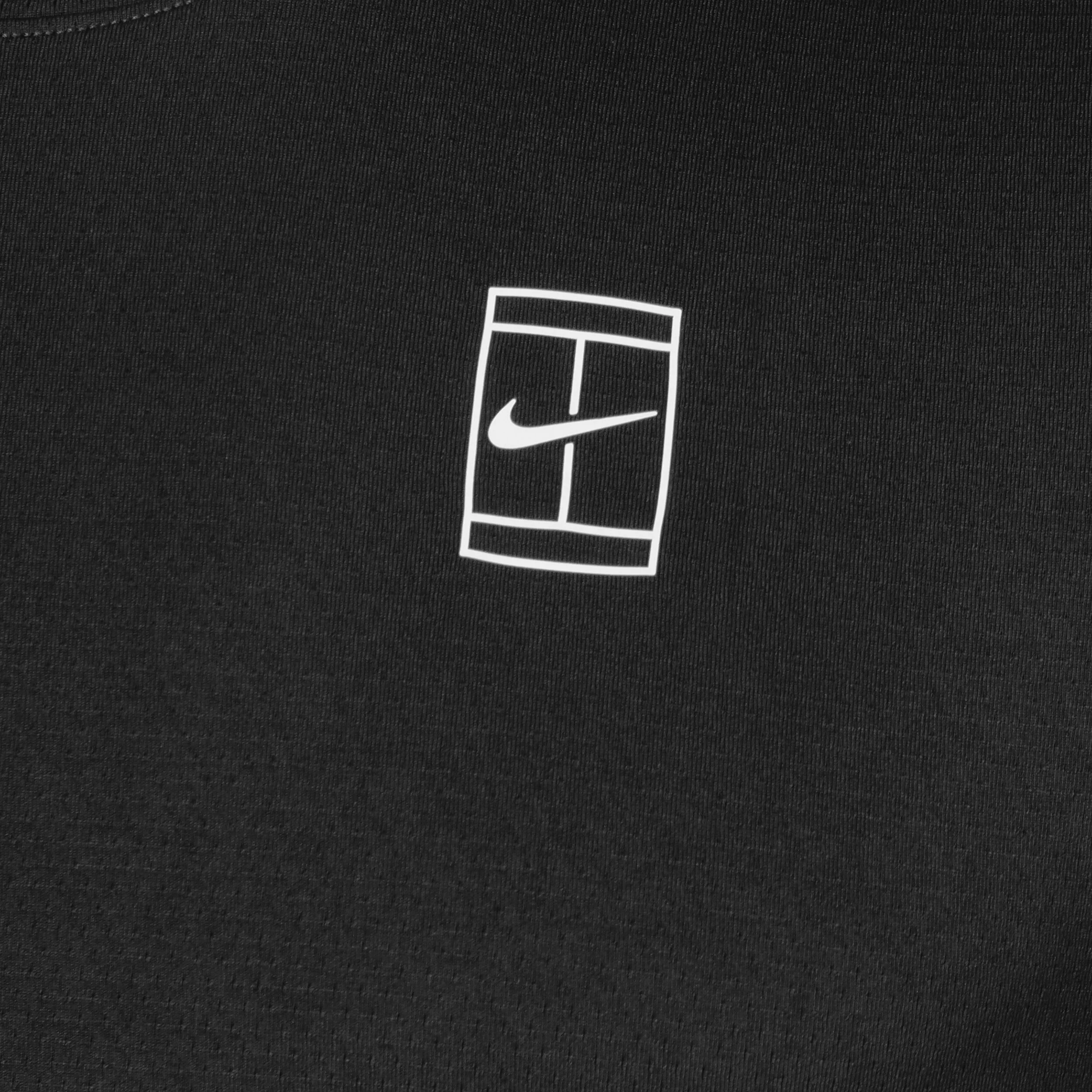 Nike Court Dri-Fit Advantage T-shirt Hommes - Noir , Blanc