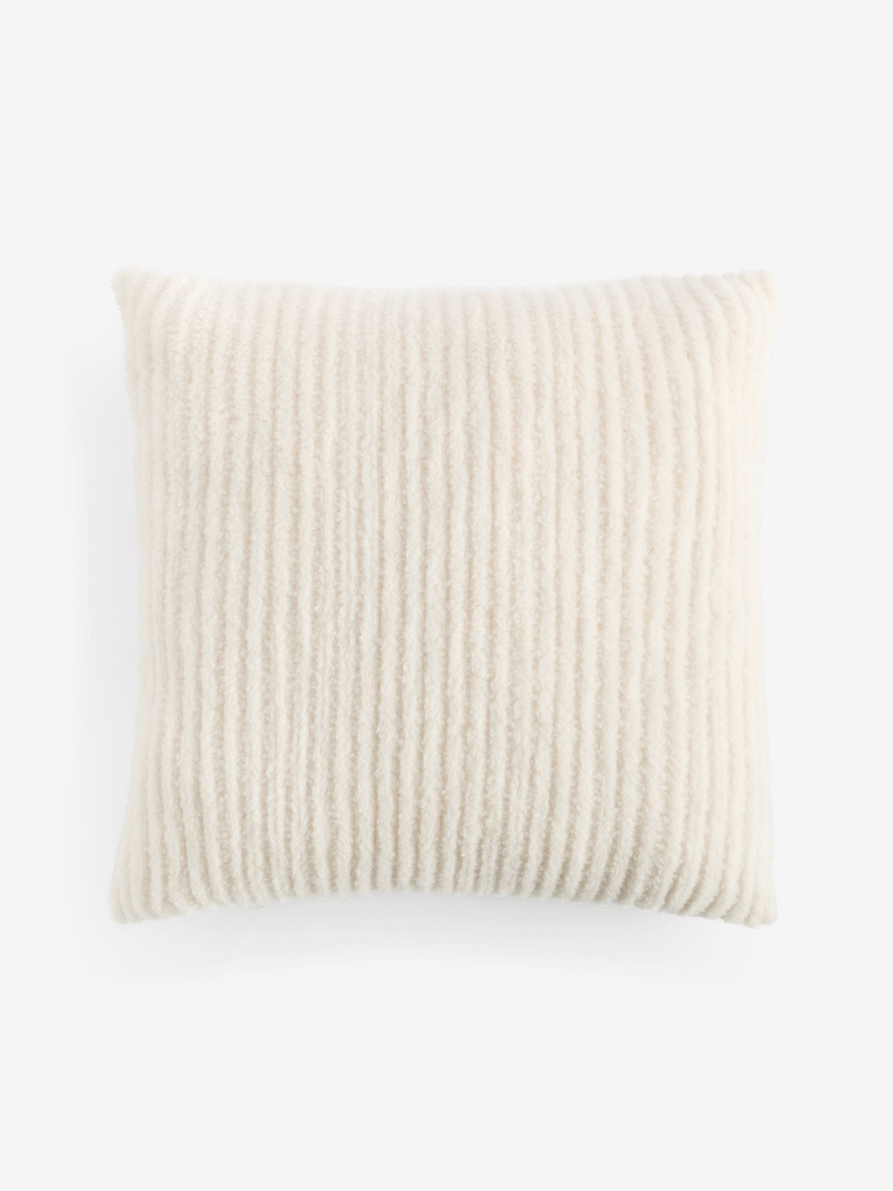 Kussen met gestreepte textuur van fleece