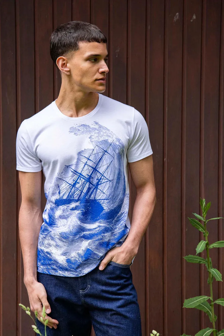 T-Shirt imprimé tempête Misericordia