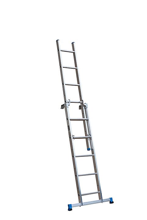 Échelle d'escalier multiposition à plateforme 2 x marches - 3,3 m