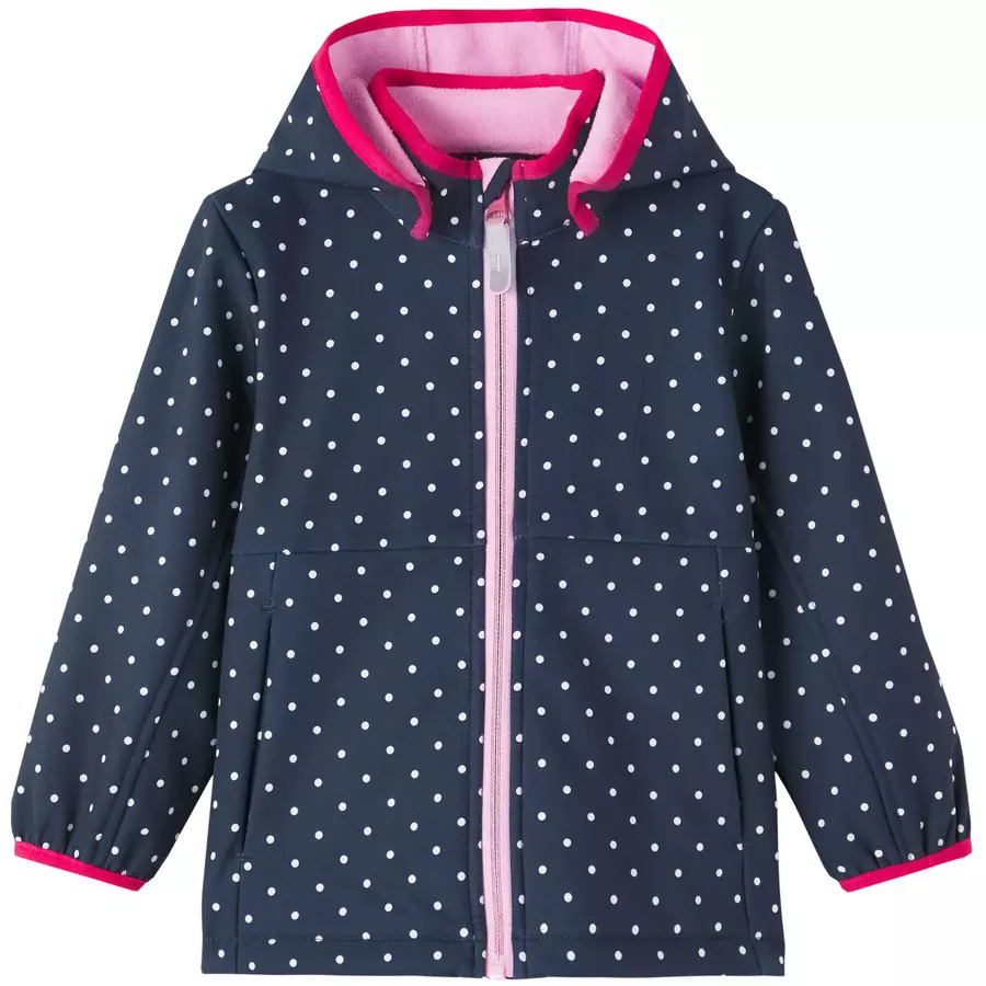 name it Softshelljacke Nmfmalta Dot Dark Sapphire