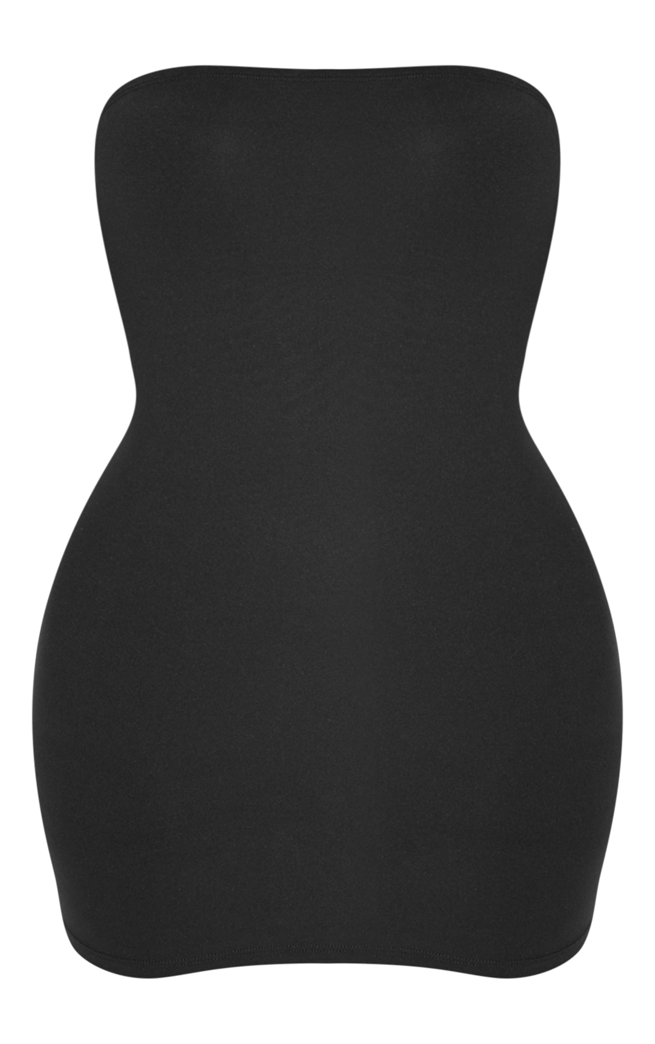 Noir Robe Moulante Bandeau Sculptante