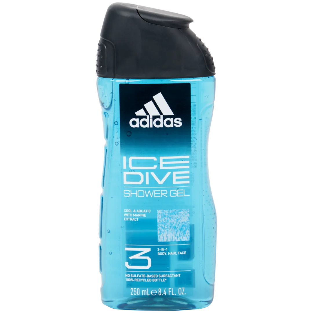 Adidas 3-in-1 douchegel Ice Dive 250 ml