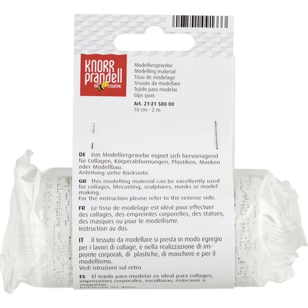 Knorr Prandell 212158000 Modellierbinde Keramod, weiß, 2 m