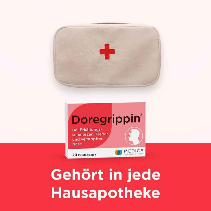 Doregrippin bei Erkältungssymptomen, 20 St