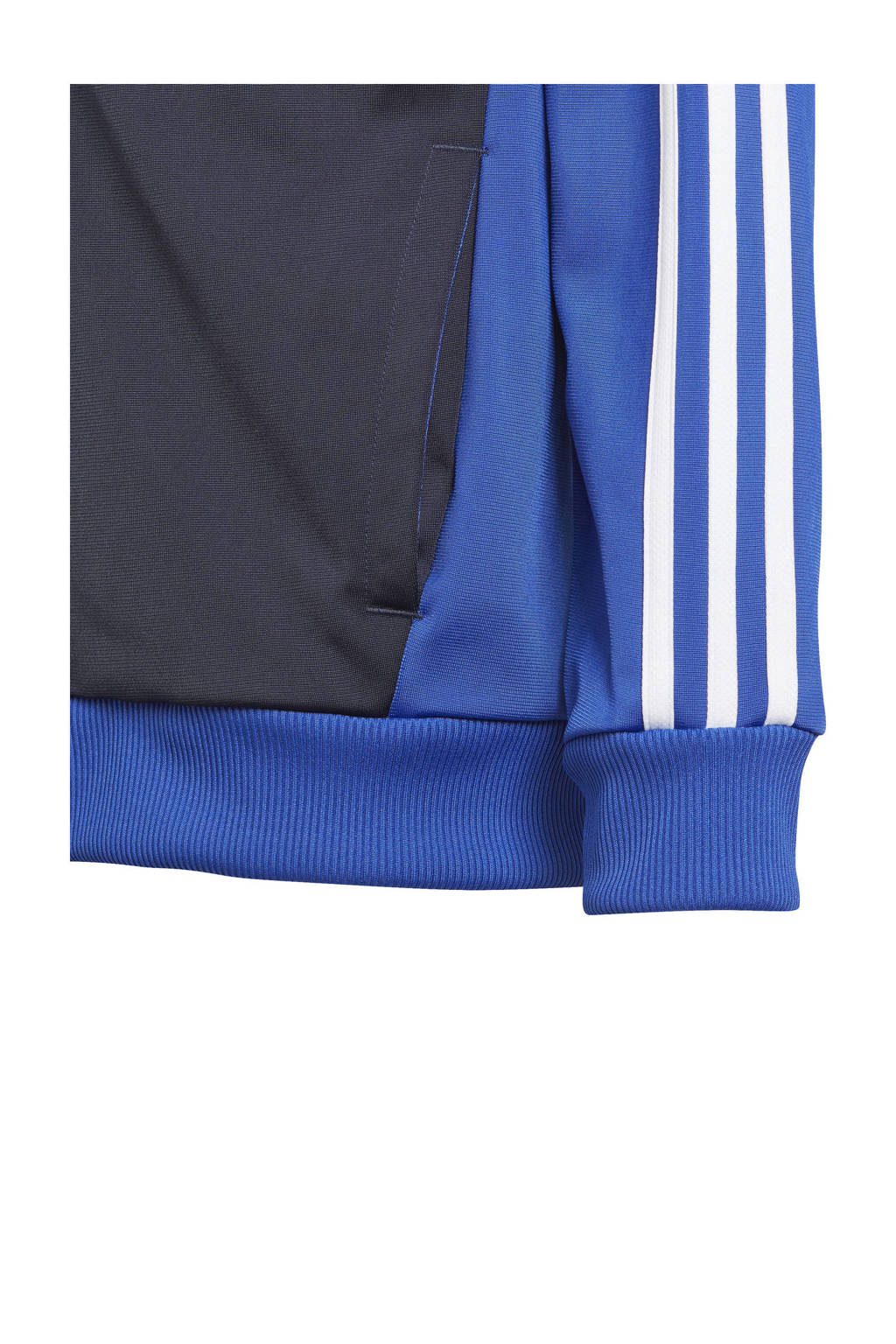 adidas trainingspak Tiberio kobaltblauw/zwart