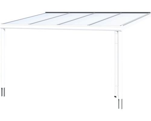 SKAN HOLZ Genua terrasoverkapping 434x257 cm wit