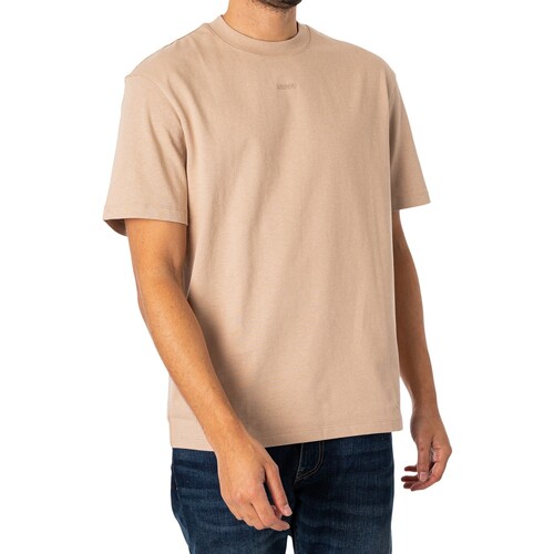 BOSS - Camiseta Dapolino Beige