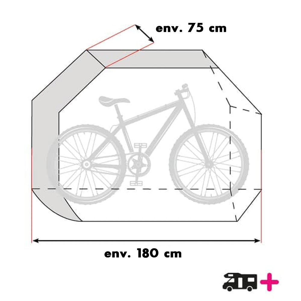 Housse pour 2 à 3 vélos TRAVELLIFE