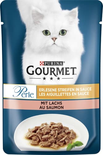 Gourmet Perle Erlesene Streifen in Sauce mit Lachs