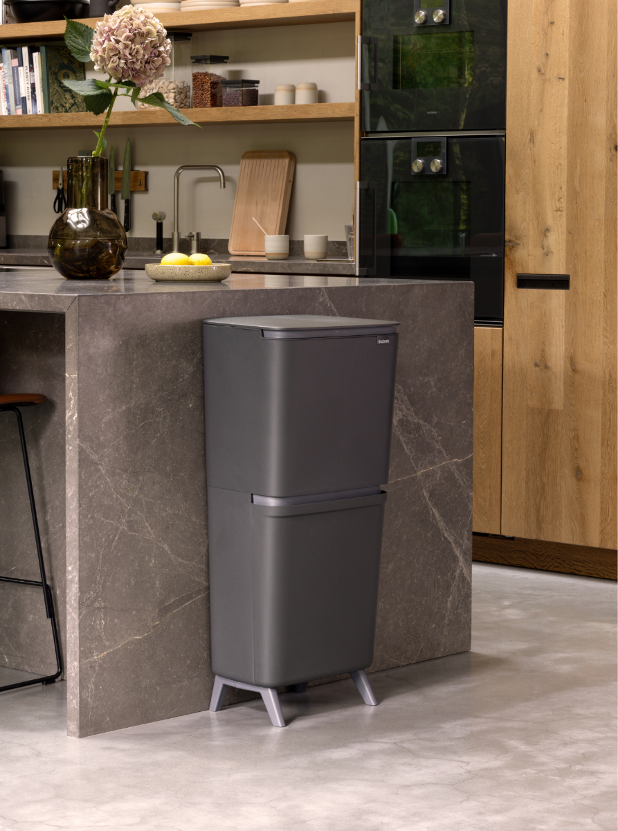 SortUp Recycle Prullenbak Hi, 20 25 liter - Dark Grey