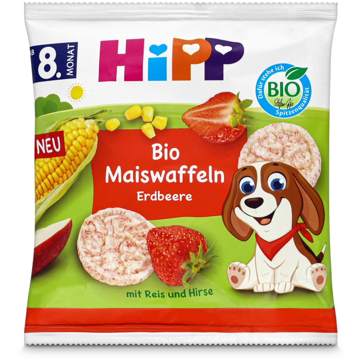 Hipp Maiswaffeln Erdbeere 8+ Monate