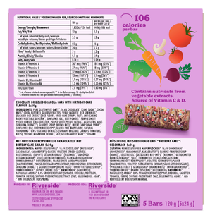 Made Good Chocolate Drizzled Granola Bars - Birthday Cake Flavor 120GR