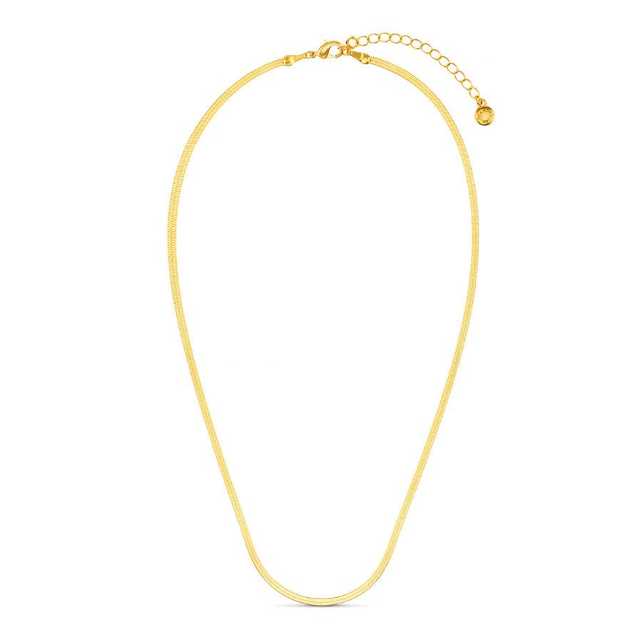 Orelia Jewellery Flat Snake Chain Necklace