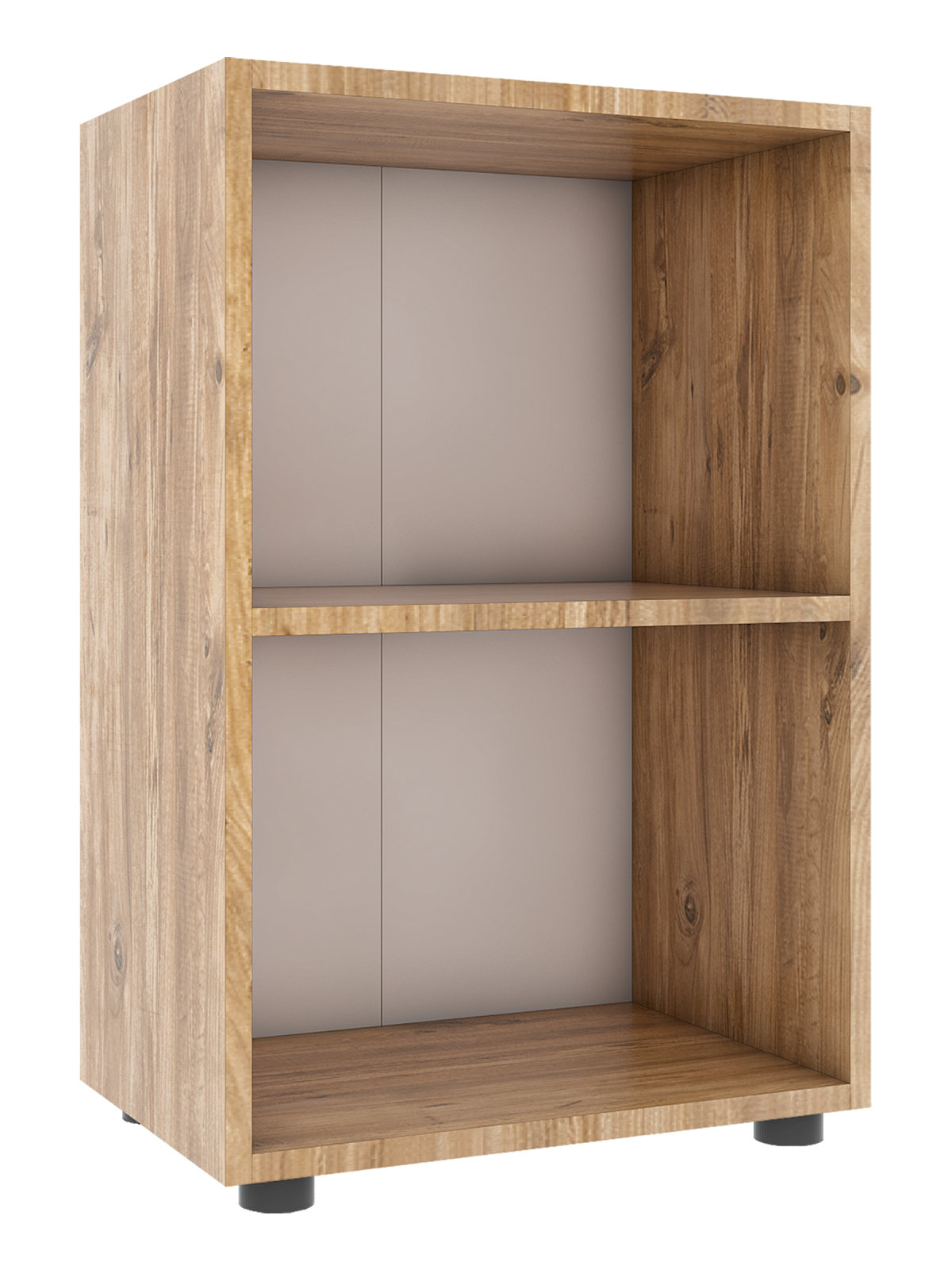 Regal ULAS - Honig-Eiche - 2 Fächer - 49 cm