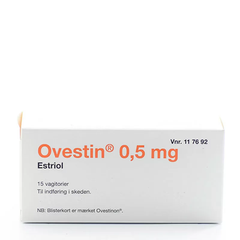 Ovestin Vagitorier, 0,5 mg - 15 stk.