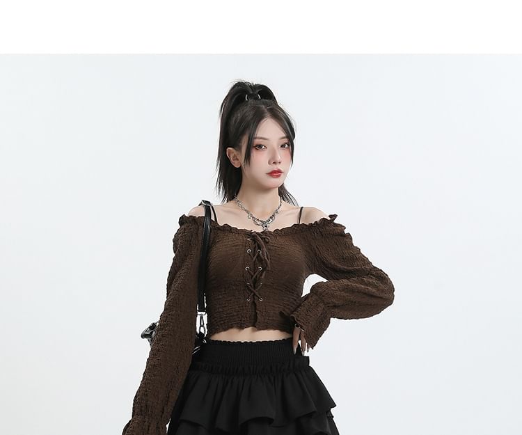 Metticus - Mid Waist Effen Mini Gelaagde Rok