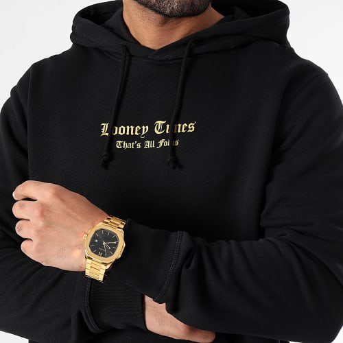 Sweat Capuche Angry Bugs Bunny Noir Doré