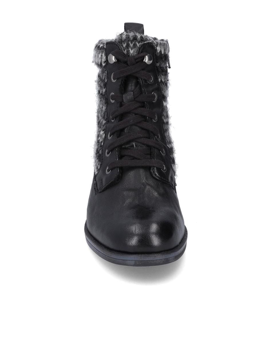 Stiefelette Sanja 17, schwarz-kombi