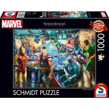 Schmidt Spiele Puzzle - Thomas Kinkade Studios: MARVEL - The Avengers, 1000 Teile