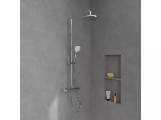 Colonne douche trois jets VILLEROY ET BOCH Universal