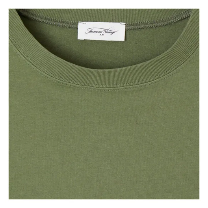American Vintage T-shirt Fizvalley | Vert kaki