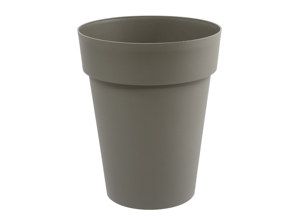 Pot de fleur rond toscane ø 44 x h.53 cm - taupe