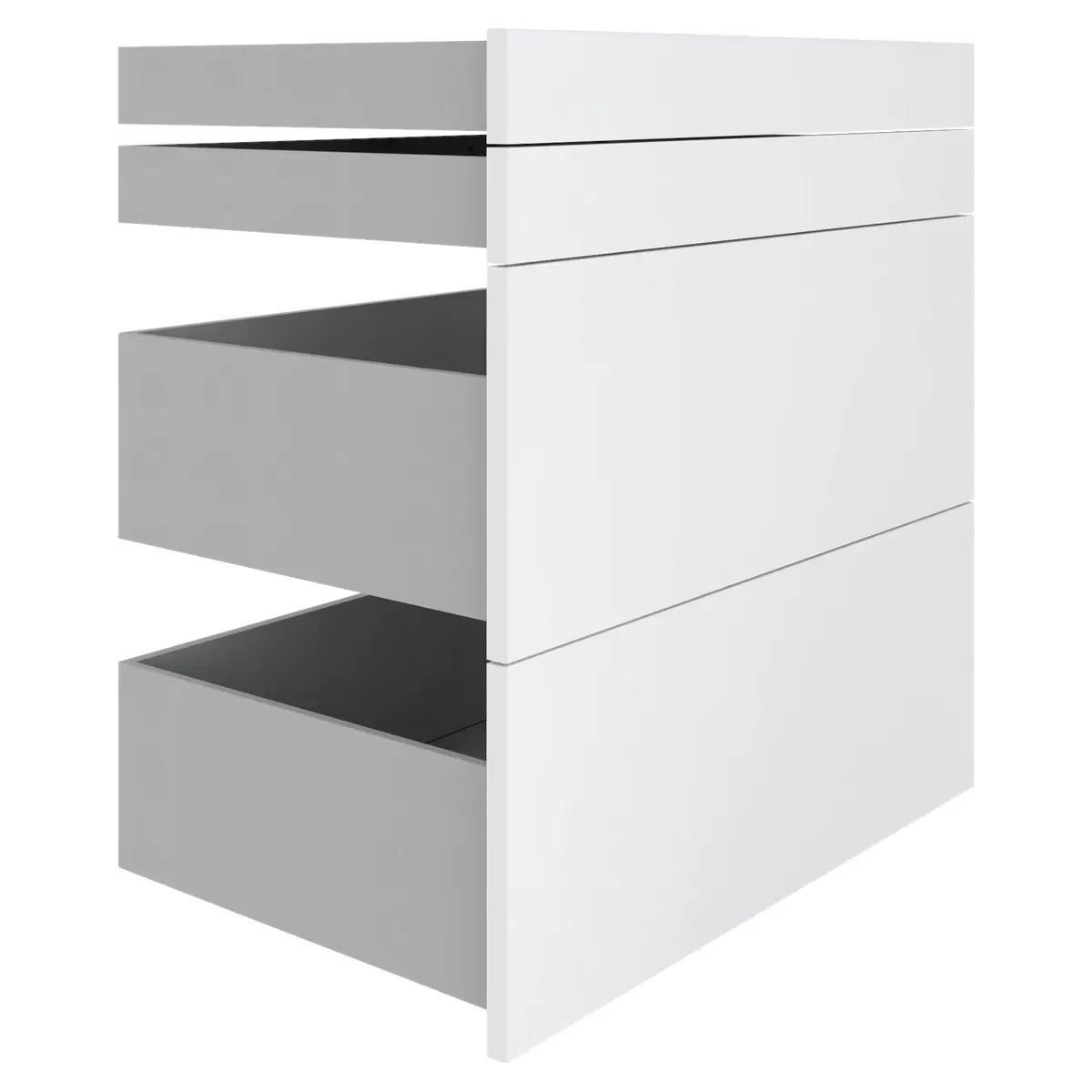 Schubladenset Unit weiss