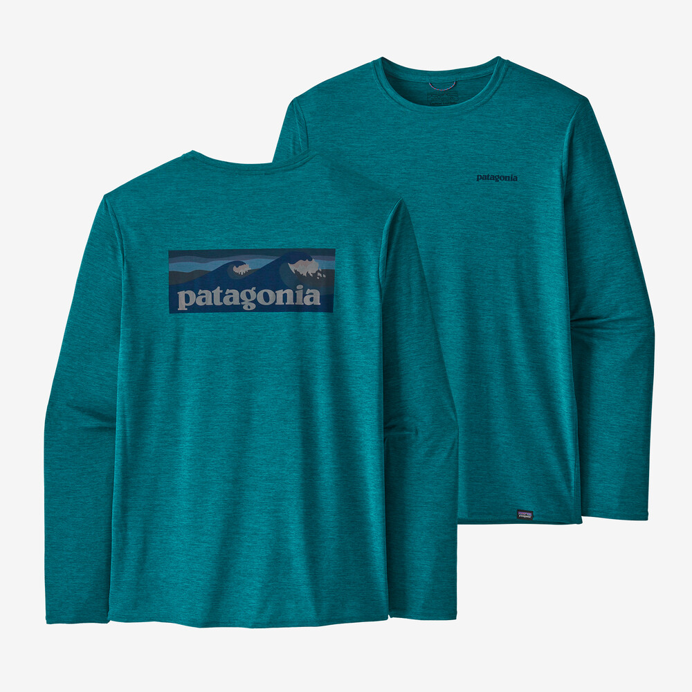 Capilene Cool Daily Graphic Herren-Langarmhemd - Waters