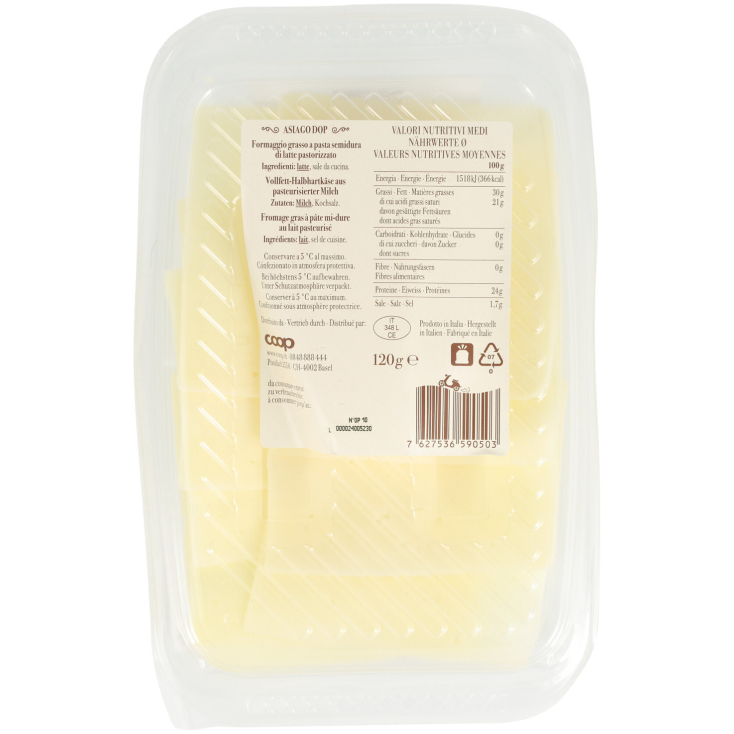 Sapori Asiago DOP Scheiben