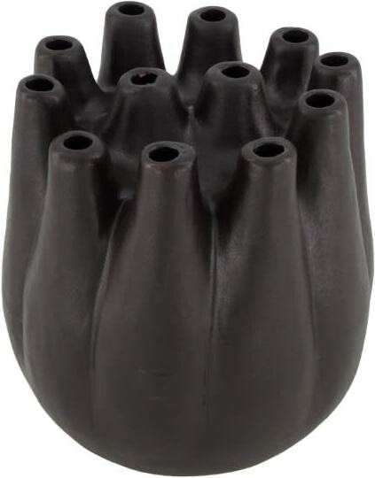 Dijk Natural Collections vaas zwart D 17 H 17 cm