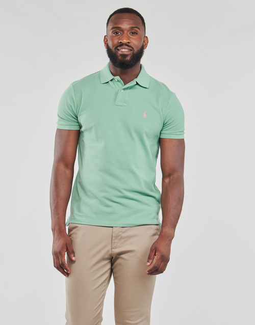 Polo Ralph Lauren - POLO AJUSTE DROIT EN COTON BASIC MESH Verde