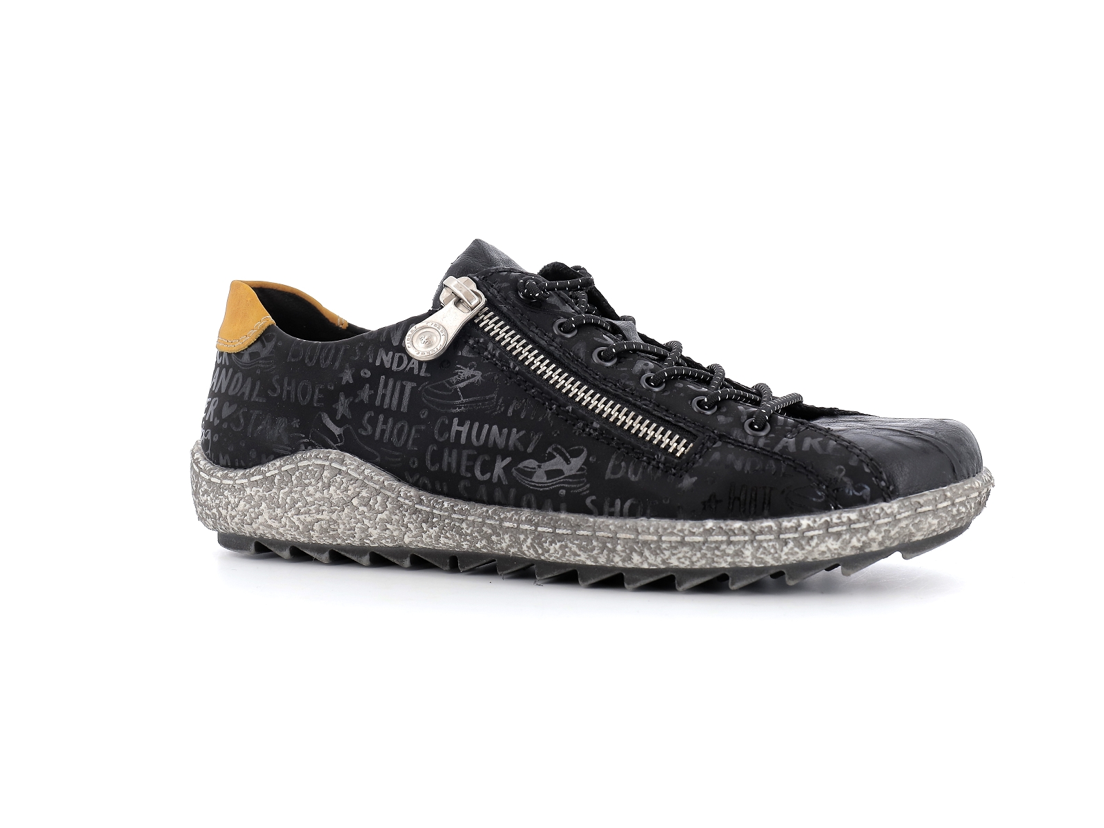 Rieker-L7560 Synthétique Noir